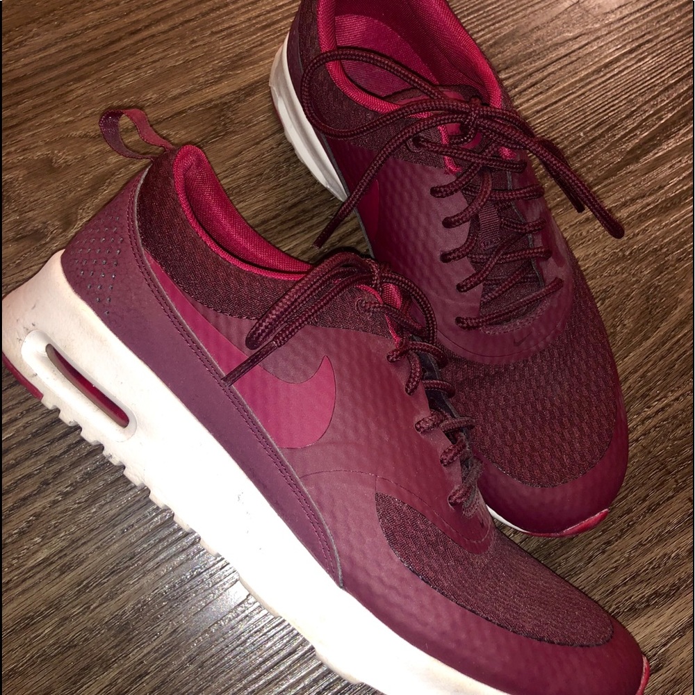 Burgundy Nike Running Shoes